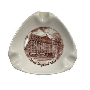 Hotel Imperial Wien Vintage Ashtray Souvenir Vienna Austria Lilien Porzellan